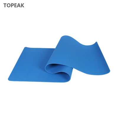 Hojas 10m m azules dobles de la manta de la yoga de Mat Safety 5m m 6m m 8m m de la yoga de la TPE de la capa