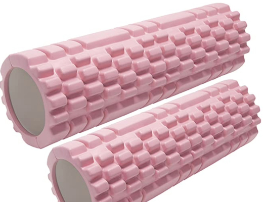 Rejilla hueco EVA Yoga Roller 36&quot; 18&quot; 12&quot; rosa del tejido del cuello de los músculos